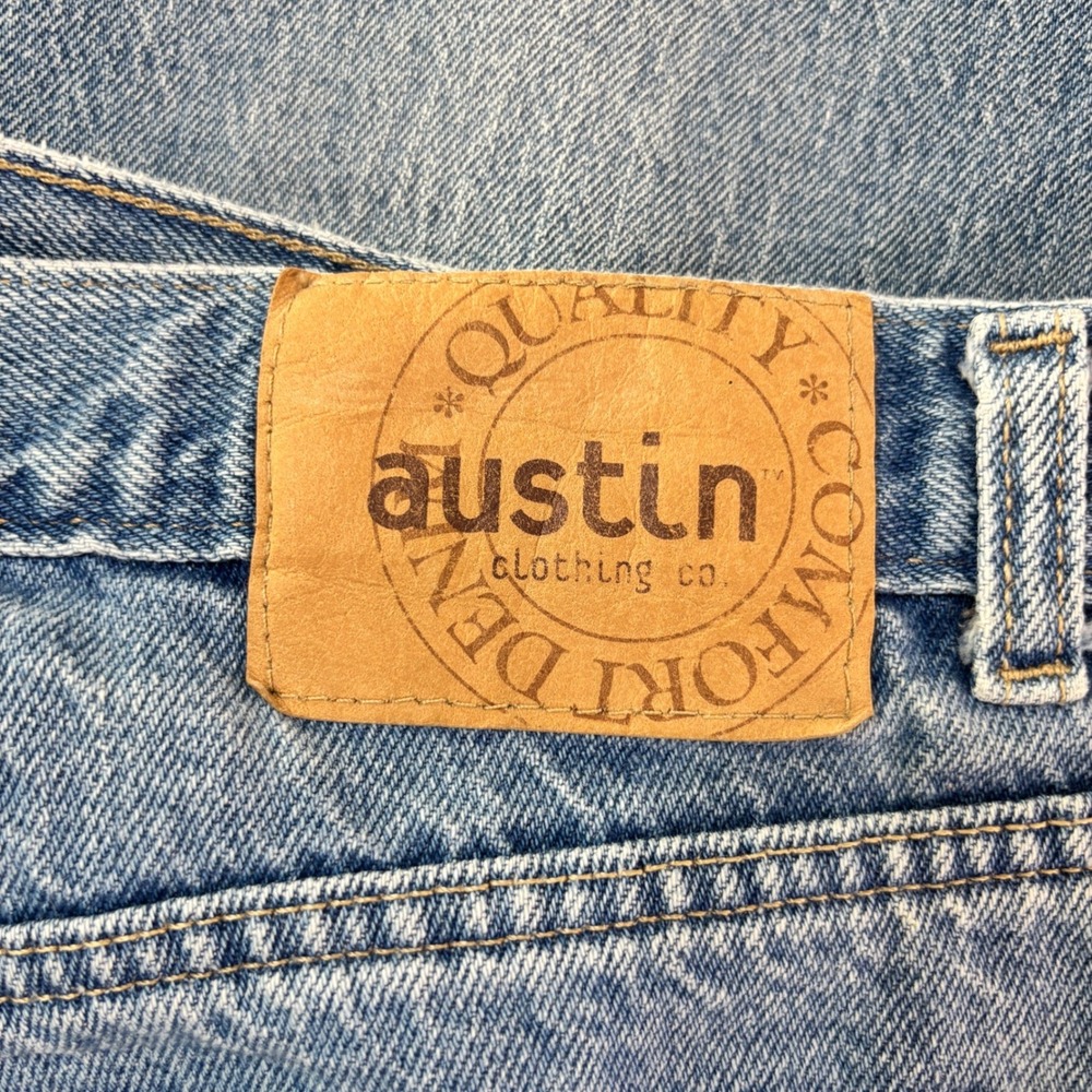 Austin Clothing Co Jeans Womens 14 High Rise Straight Leg Blue Medium Wash - Picture 5 of 8